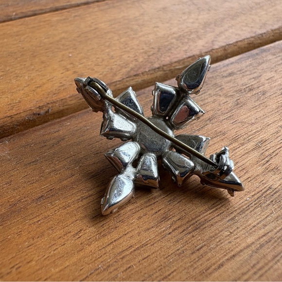 ✨ Vintage 1950s Rhinestone Starburst Brooch ❤️ - Picture 14 of 14